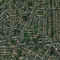 Becontree map(satellite map)