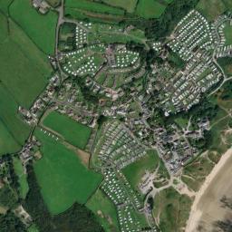 Satellite view of Port Eynon