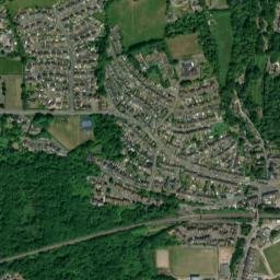 Llanharan map(satellite map)