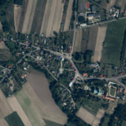 Poświętne map(satellite map)