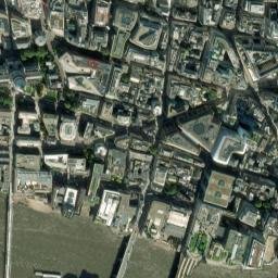 City of London map(satellite map)