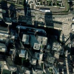 Canary Wharf map(satellite map)