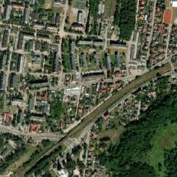 Pionki map(satellite map)