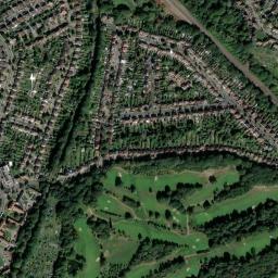 Satellite view of Chislehurst Golf Course