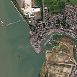 Queenborough map(satellite map)