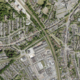 Zesgehuchten map(satellite map)