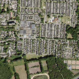 Coevering map(satellite map)