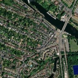 Hampton Court, Hampton Court Palace (KT8) (Stop F), East Mole High Resolution Satellite Map