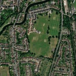 East Molesey map(satellite map)