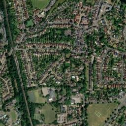 Thames Ditton map(satellite map)