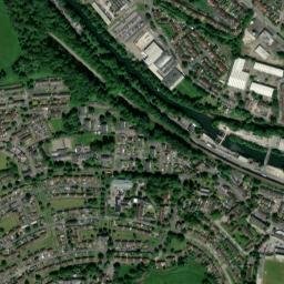 Twerton, Twerton Parade (SE-bound), Twerton, Bath, Bath and N High Resolution Satellite Map