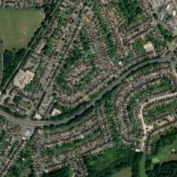 Hinchley Wood map(satellite map)
