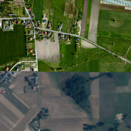 Powiat piotrkowski map(satellite map)