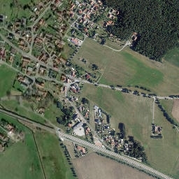 Klitten map(satellite map)