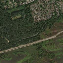 Red Road, West End, Surrey GU18, UK High Resolution Satellite Map