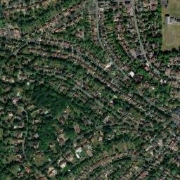 Satellite view of Purley Downs Golf Club