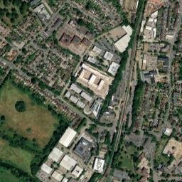 Leatherhead map(satellite map)