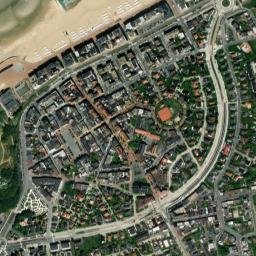 Wenduine map(satellite map)