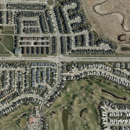 Airdrie map(satellite map)