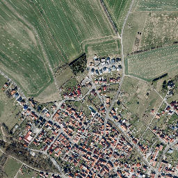 Küllstedt map(satellite map)