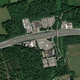 M25, Surrey, UK High Resolution Satellite Map