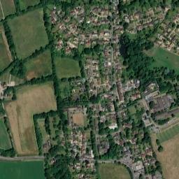 Epsom Rd, East Horsley, Surrey KT24, UK High Resolution Satellite Map