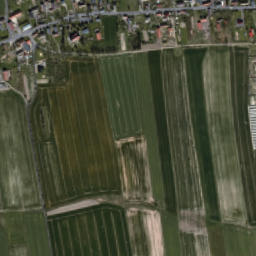 Olszanica map(satellite map)