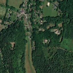 Peaslake map(satellite map)