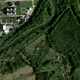 Pracze Odrzańskie-Janówek map(satellite map)