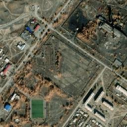 Ak-Dovurak map(satellite map)