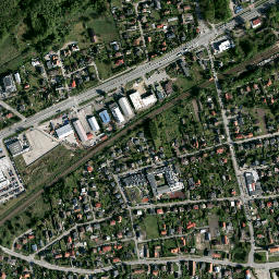 Długołęka map(satellite map)