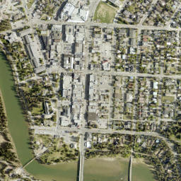 Banff map(satellite map)