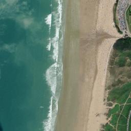 Satellite view of Woolacombe
