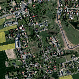 Łagów map(satellite map)