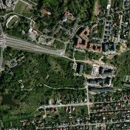 Poświętne map(satellite map)