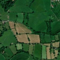 Stone Down Lane, Glastonbury, Somerset  High Resolution Satellite Map