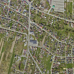 Pajęczno map(satellite map)