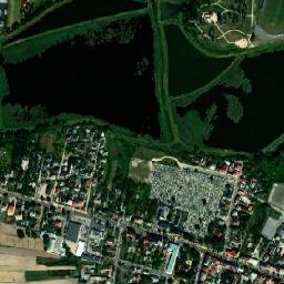 Piaski map(satellite map)