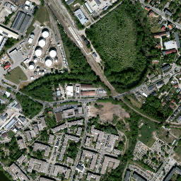 Swojczyce map(satellite map)