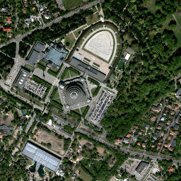 Dąbie map(satellite map)