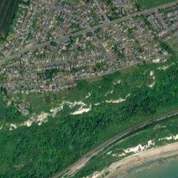 Capel le Ferne map(satellite map)