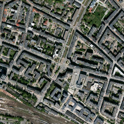 Rejon ulicy Traugutta map(satellite map)