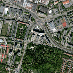 Grabiszyn map(satellite map)