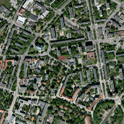 Powstańców Śląskich Zachód-Centrum Południow map(satellite map)