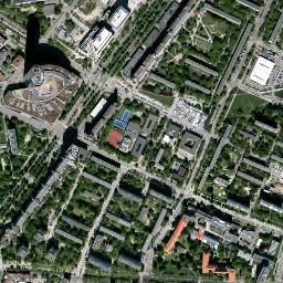 Powstańców Śląskich Wschód map(satellite map)