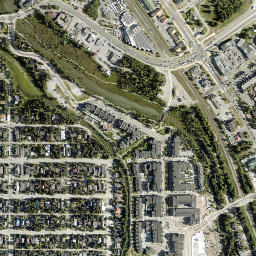 Canmore map(satellite map)