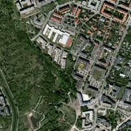 Krzyki map(satellite map)