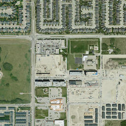 Cougarstone Circle Southwest, Calgary, AB High Resolution Satellite Map