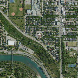 288-306 Memorial Drive Northwest, Calgary High Resolution Satellite Map