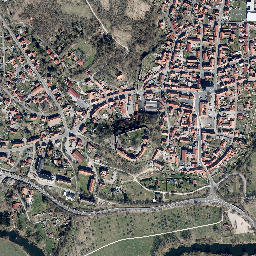 Creuzburg map(satellite map)